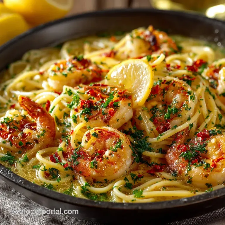 Classic White Wine Shrimp Scampi with Linguine 25 Minute Meal