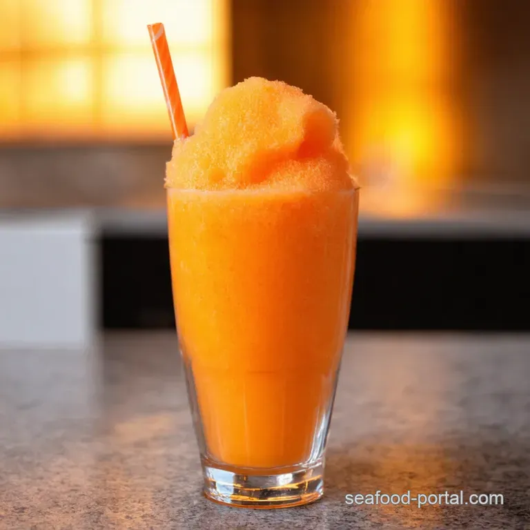 3Ingredient Creamsicle Slushy Instant Summer Cooldown presentation