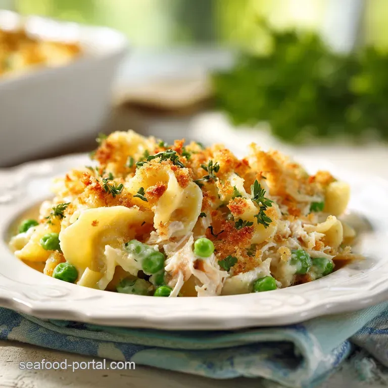 4 Ingredient Tuna Casserole with Peas