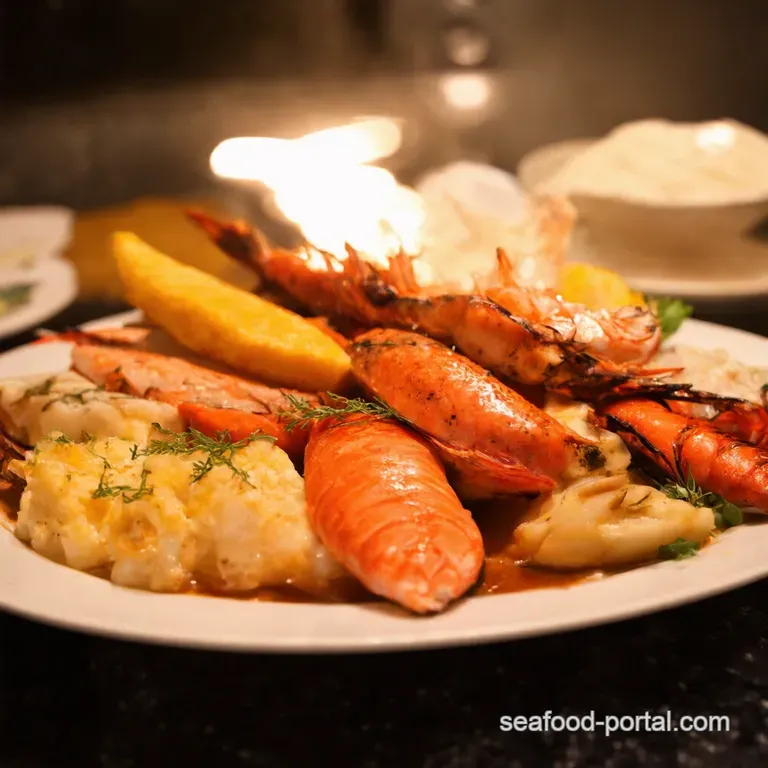 A Canadian Seafood Symphony Coasttocoast Platter presentation