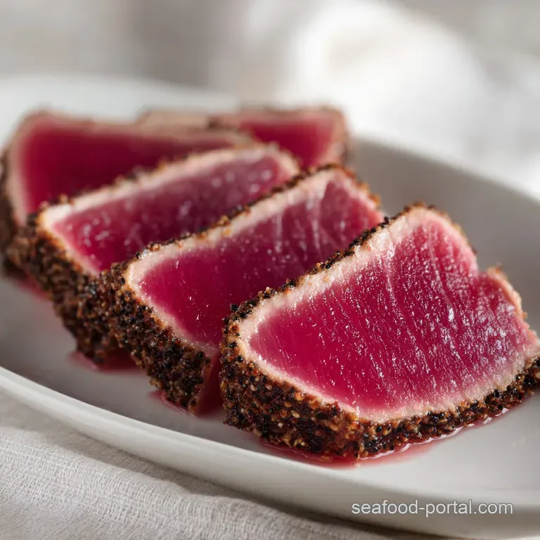Air Fryer Ahi Tuna Made Simple: Sesame Crusted