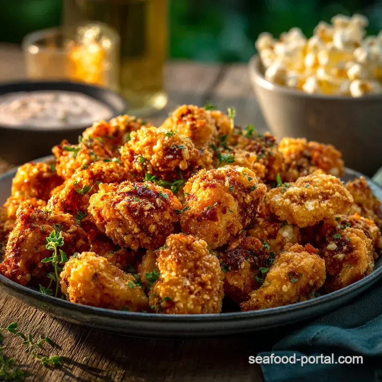 The Unbeatable Crunch Air Fryer Popcorn Chicken Anytizers Style presentation