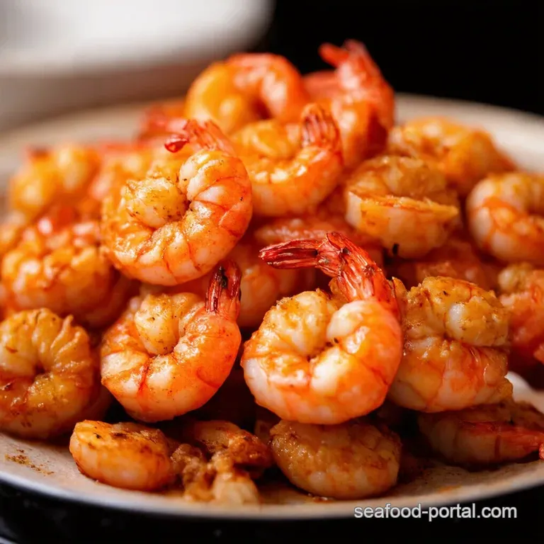 Air Fryer Cajun Shrimp Blazing Flavor in Minutes presentation