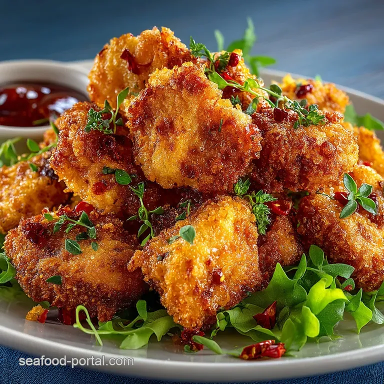 Crispy SouthernStyle Air Fryer Catfish Nuggets with Zesty Tartar Dip