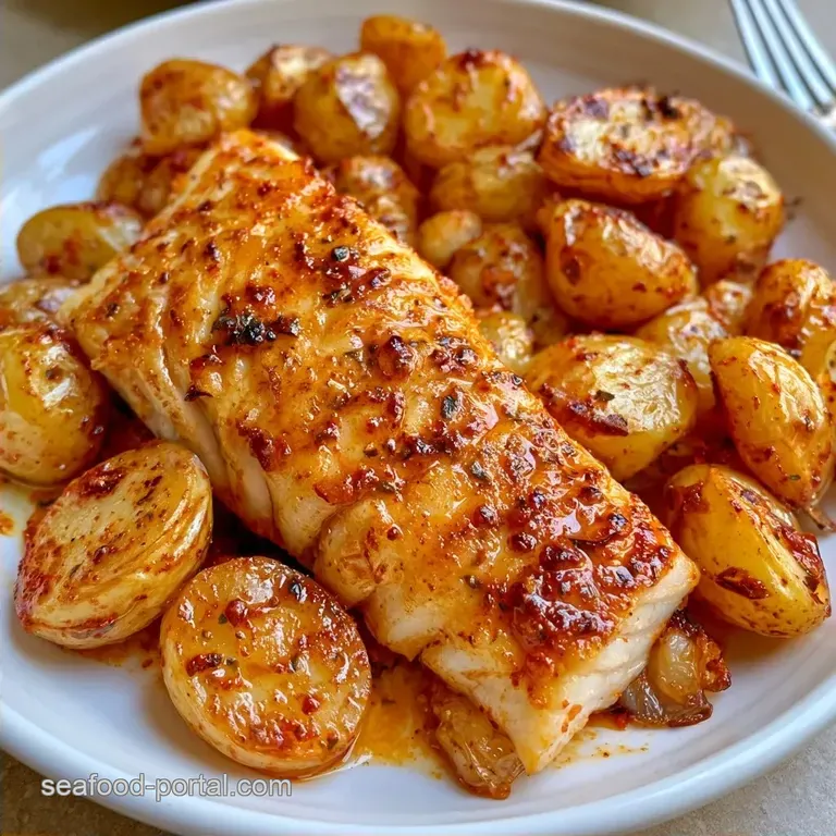 Crispy Air Fryer Cod with Roasted Potatoes