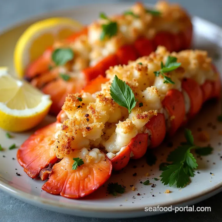 The Coastal Quickie RestaurantQuality Garlic Butter Air Fryer Lobster Tails