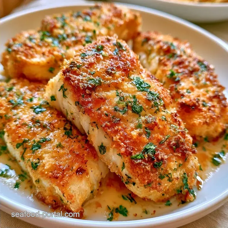 Air Fryer Cod with Herb Crust with Parmesan