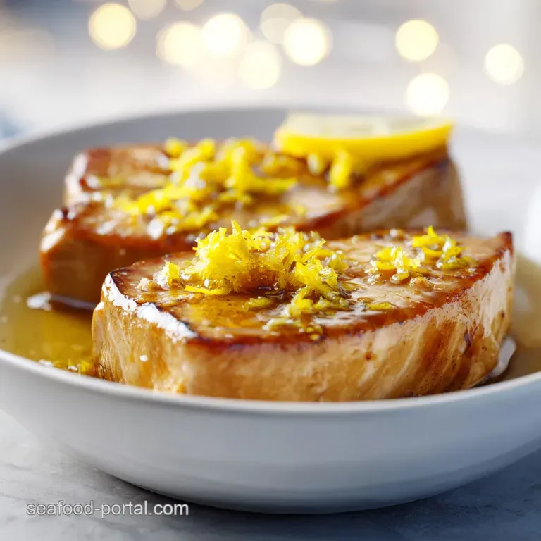 Air Fryer Swordfish Steaks: Zesty and Tender