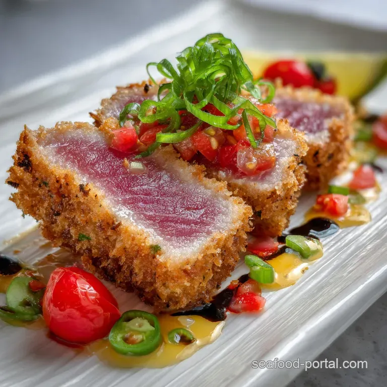 Crispy AirFried Ahi Tuna Recipe
