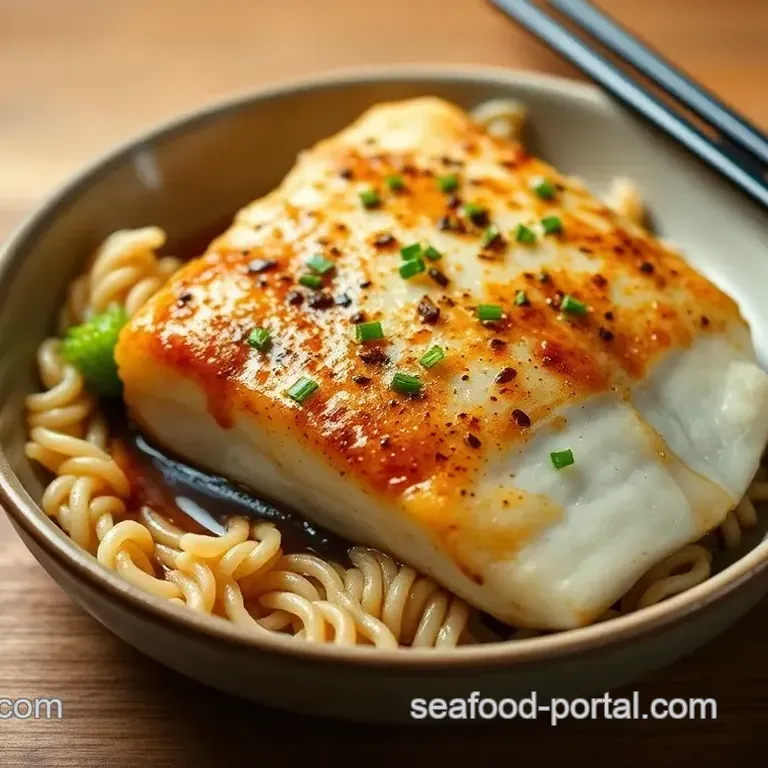 Asian-Inspired Chilean Sea Bass with Soy-Ginger Glaze
