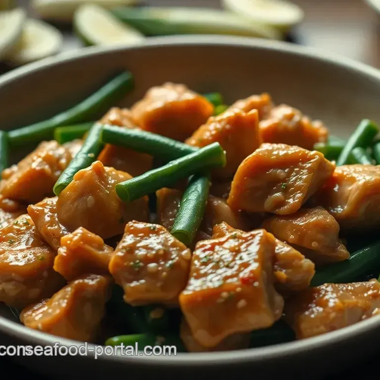 Asian-Style Ginger Chicken with Green Beans
