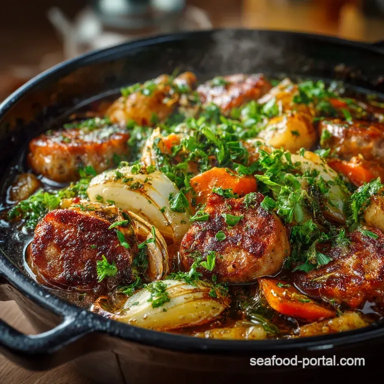 The Dublin Darling Traditional Sausage Bacon and Potato Coddle