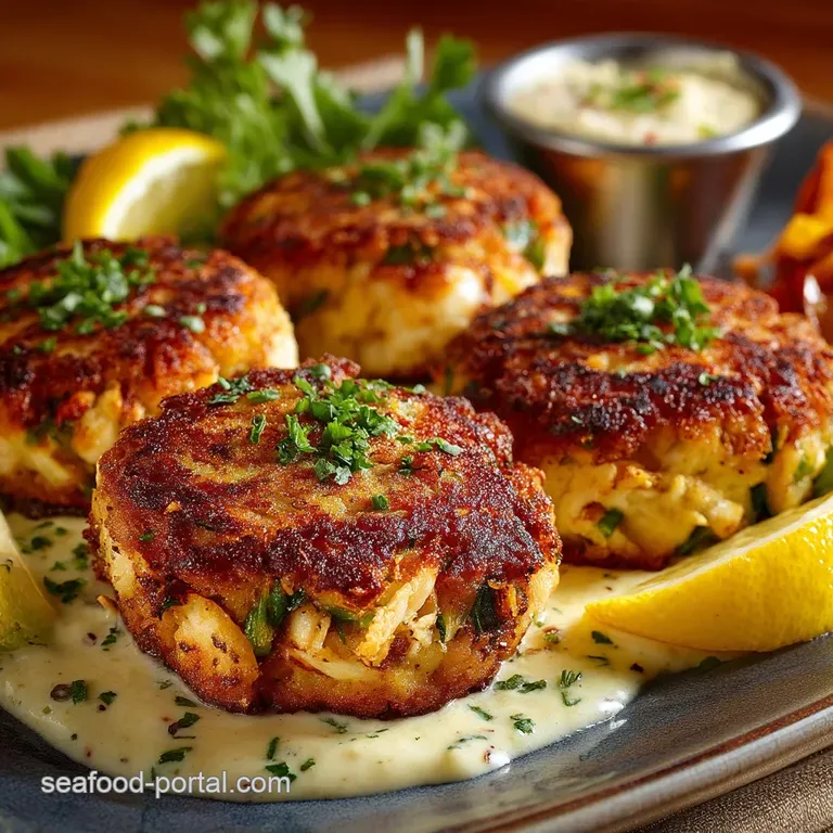 The Chesapeake Classic Authentic Southernstyle Crab Cakes presentation