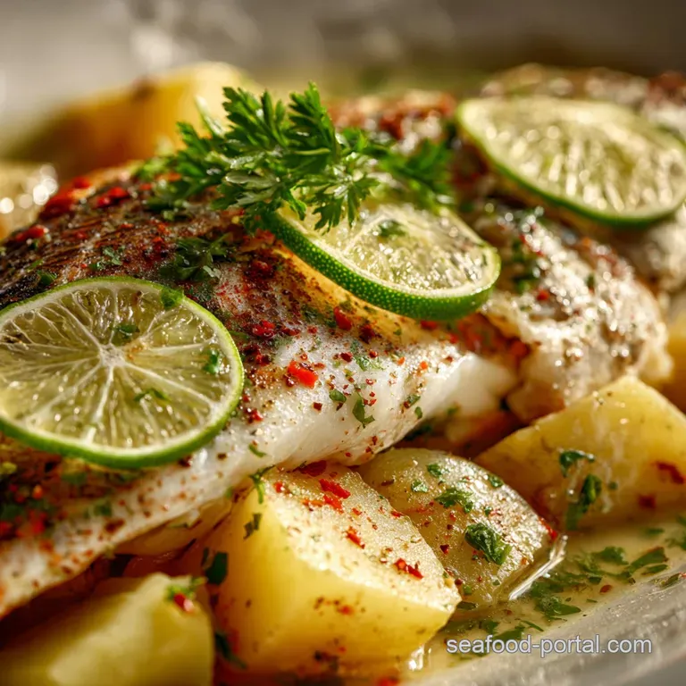 Bahamian Boiled Fish with Lime and Potatoes: Sunshine in a Bowl