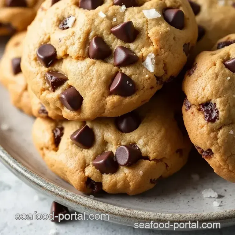 Chocolate Chip and Sea Salt Cookie Recipe presentation