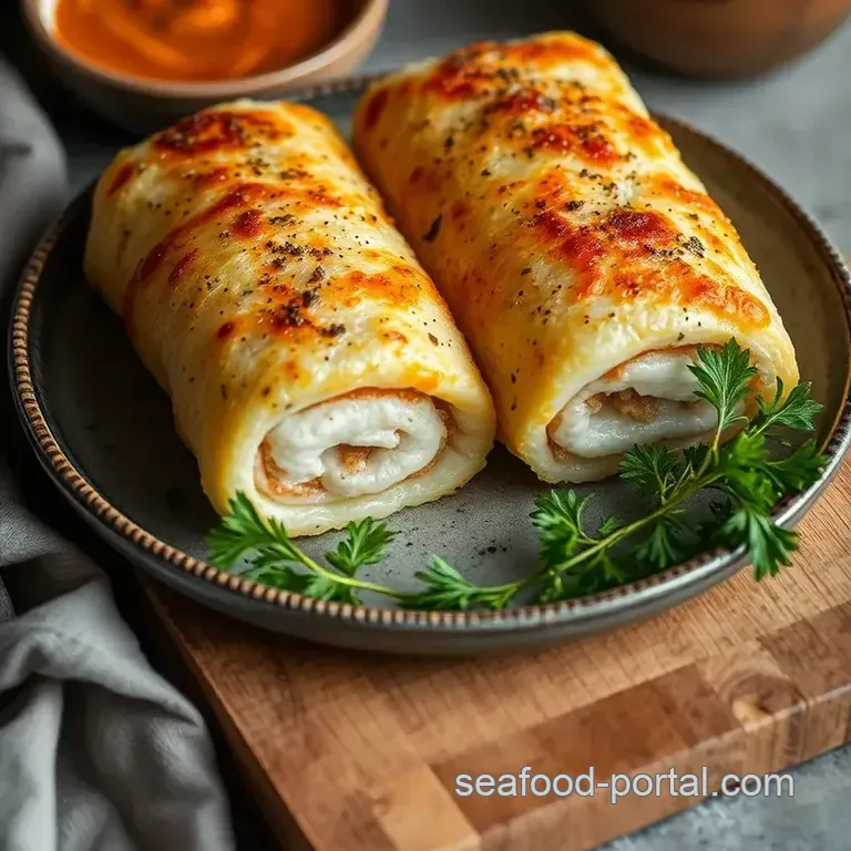 Bake Fish Savory Rolls - Delicious &amp Quick presentation
