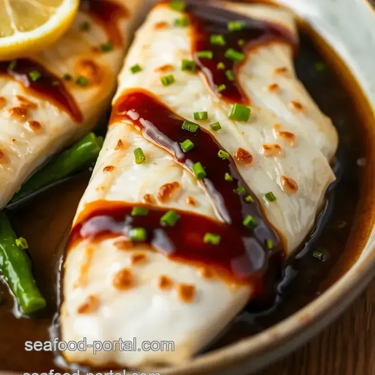 Miso Sea Bass Recipe presentation