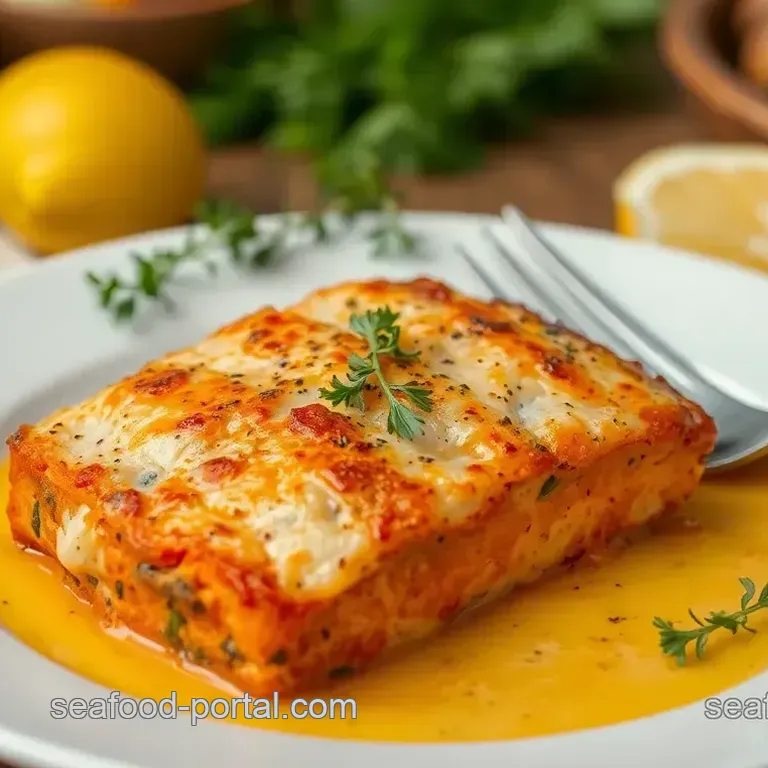 Savory Baked Salmon Loaf with Herbs