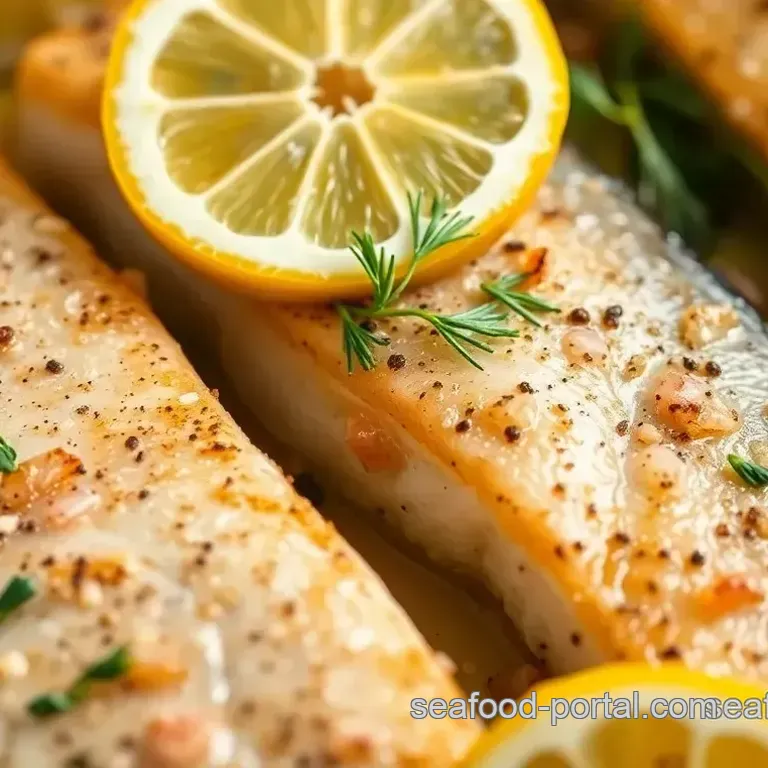 Baked Sea Trout with Zesty Lemon Garlic