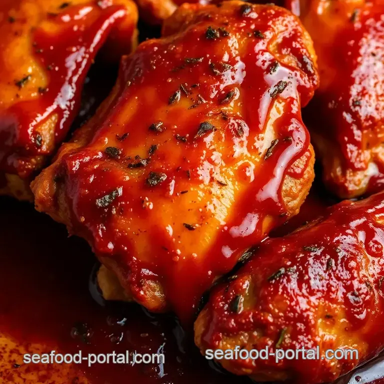 Baked Barbecue Chicken: Tender Tangy and Totally Tempting presentation