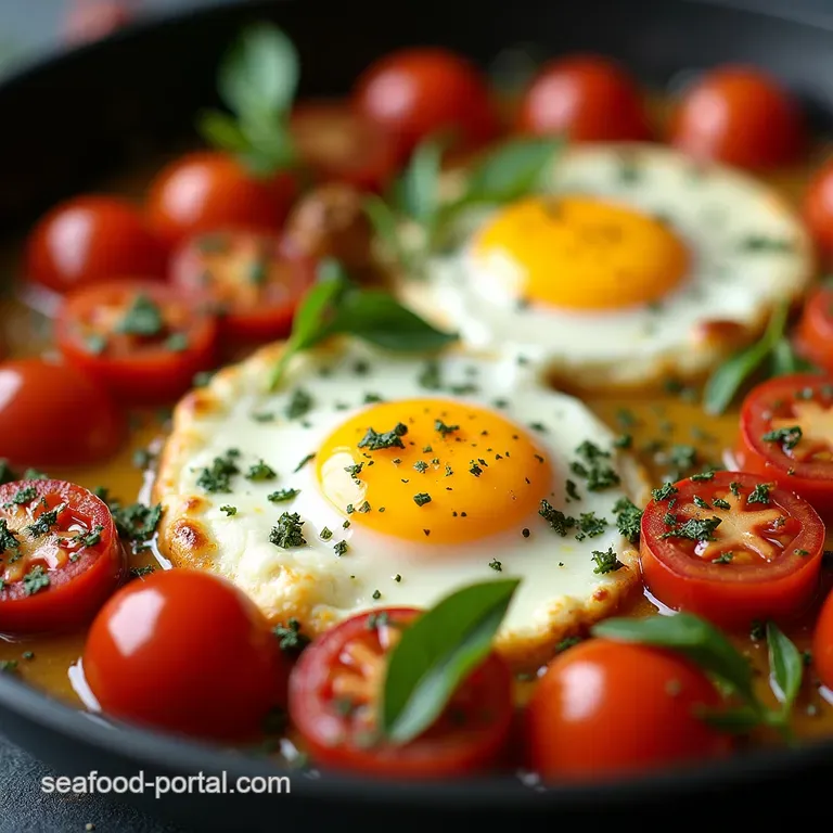 Easy Mediterranean Baked Feta Eggs Recipe Ready in 40 Mins