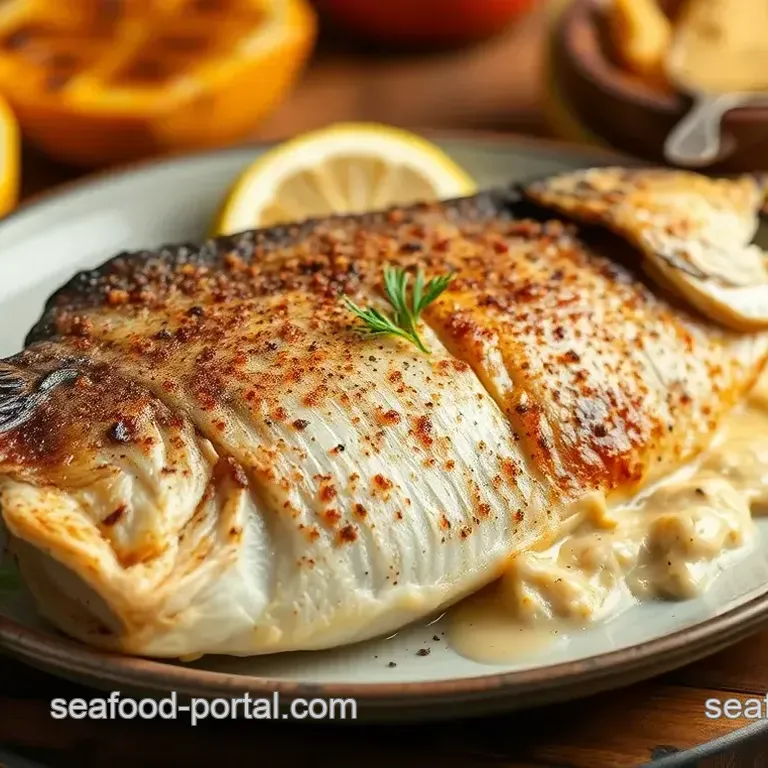 Savory Baked Fish with Mustard & Creole Spice Crust