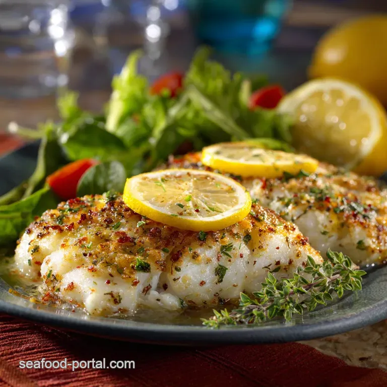 Baked Grouper with Lemon and Herbs: The Riviera Roast (Easy Mediterranean Fillets)