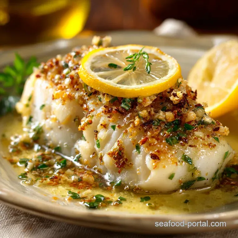 Baked Grouper with Garlic Lemon Butter: the Easiest Weeknight Fish Dinner presentation