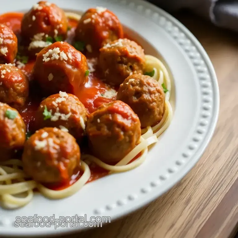 Baked Italian Meatballs: Mom s Classic Oven-Baked Goodness presentation