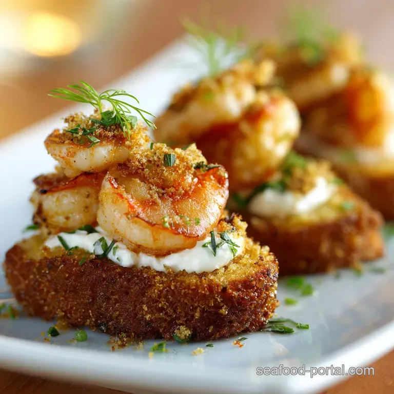 Baked Shrimp Toast: Crispy Oven-Baked Prawn Toast Recipe presentation