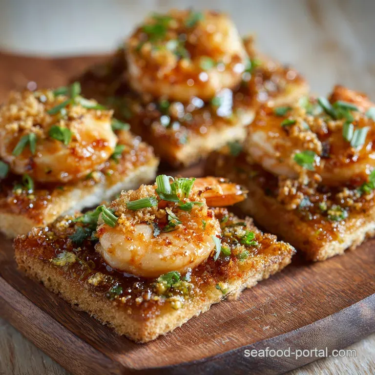 Baked Shrimp Toast: Crispy Oven-Baked Prawn Toast Recipe