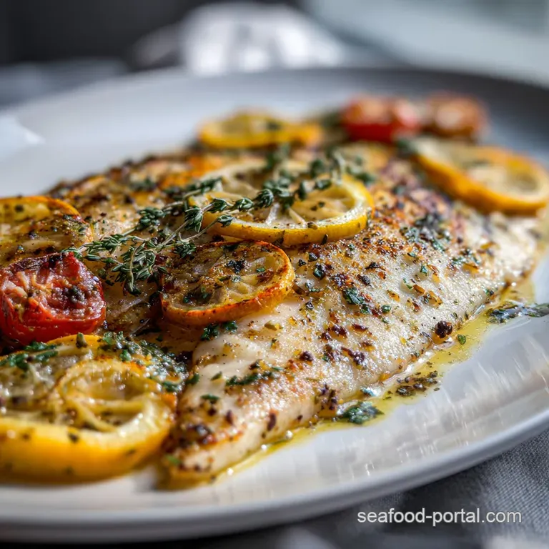 Baked Sole Fish Recipe: Light and Healthy with Lemon and Herbs