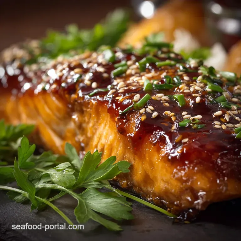 Baked Teriyaki Salmon Easy Weeknight Winner with a Sticky Glaze presentation