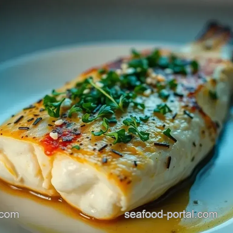 Baked Walleye with Herb Butter Crust
