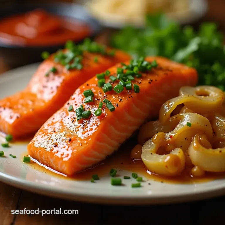 Bang Bang Salmon Restaurantstyle Flavor at Home presentation