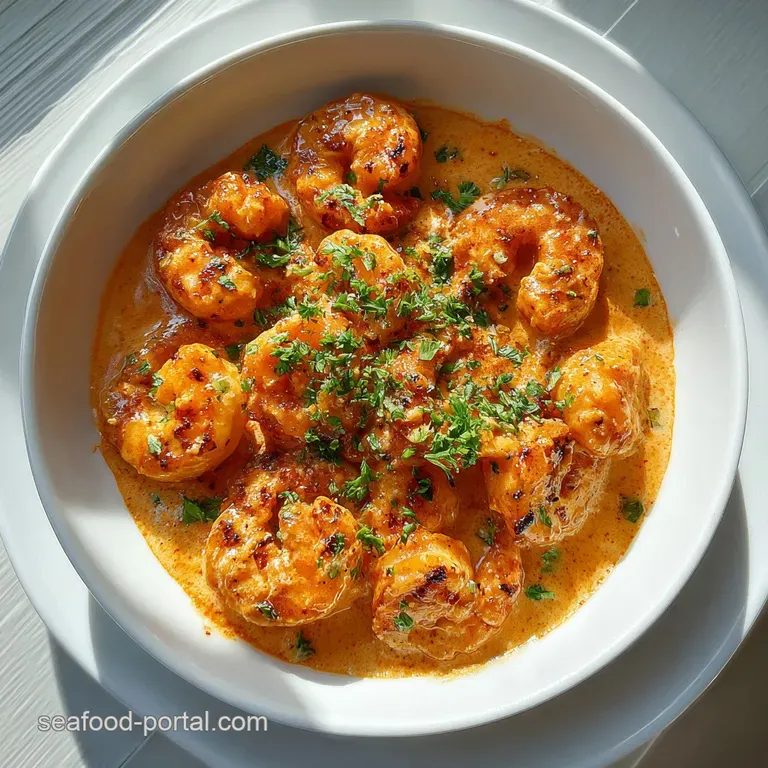 Bang bang shrimp arranged artfully on a plate, vibrant green scallions sprinkled on top. Creamy sauce with hints of chili ...