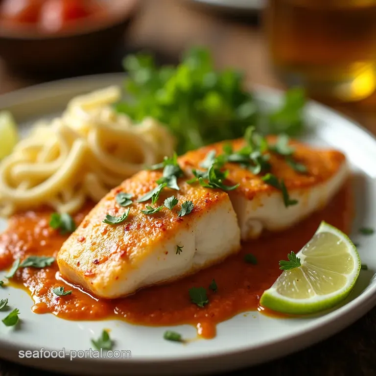 Basa with Coconutlime Zing a Southeast Asian Flair presentation