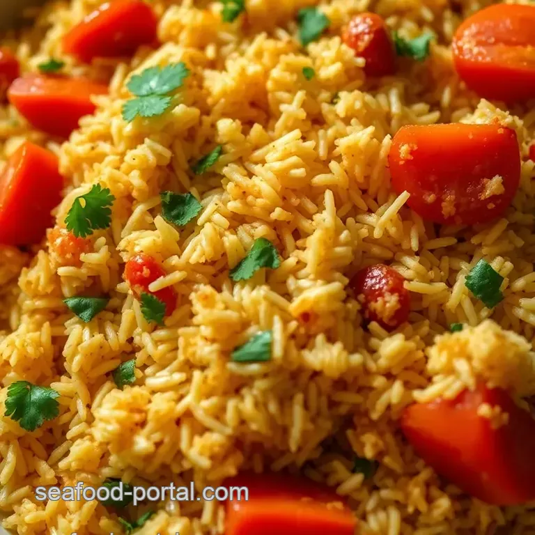 Basmati Tuna Pulao: A Fusion Delight presentation