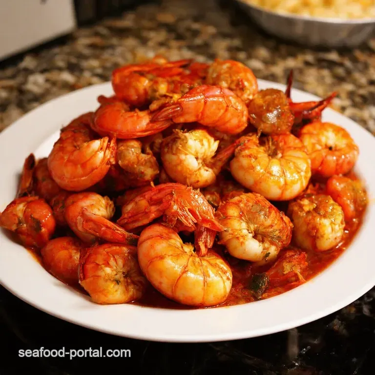 Bayou Blast Flavorful Cajun Garlic Seafood Boil presentation