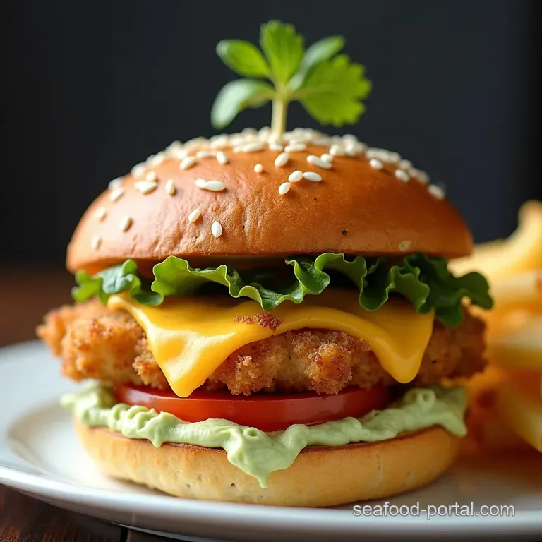 The Proper Crunch Cod Sandwich Crispy Fried Fish Sandwich