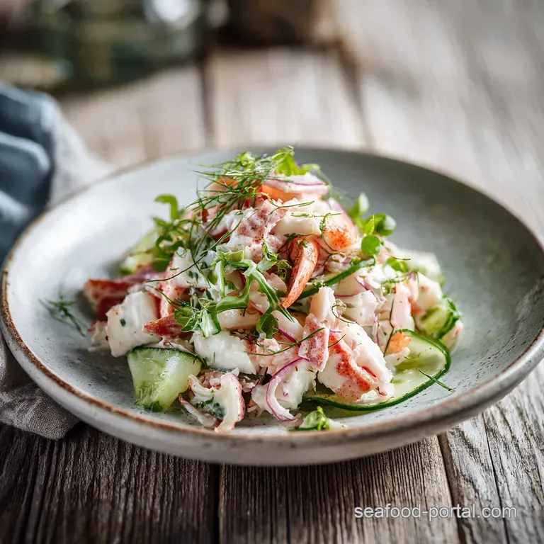 Recipe for Crab Salad: Crisp & Sweet