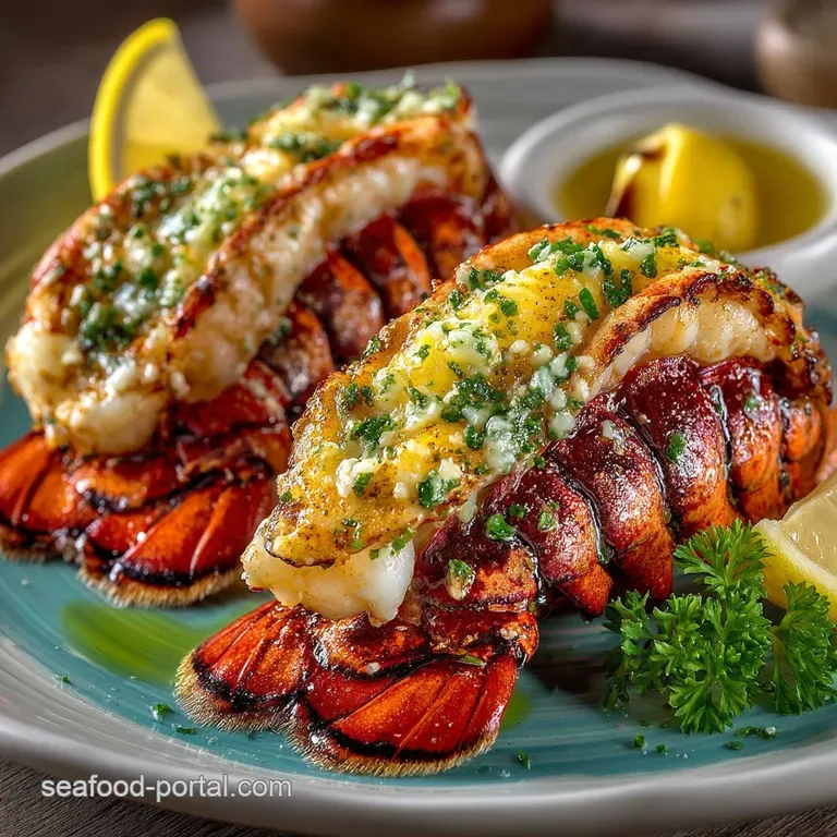 Grilled Lobster Tails with Zesty Butter