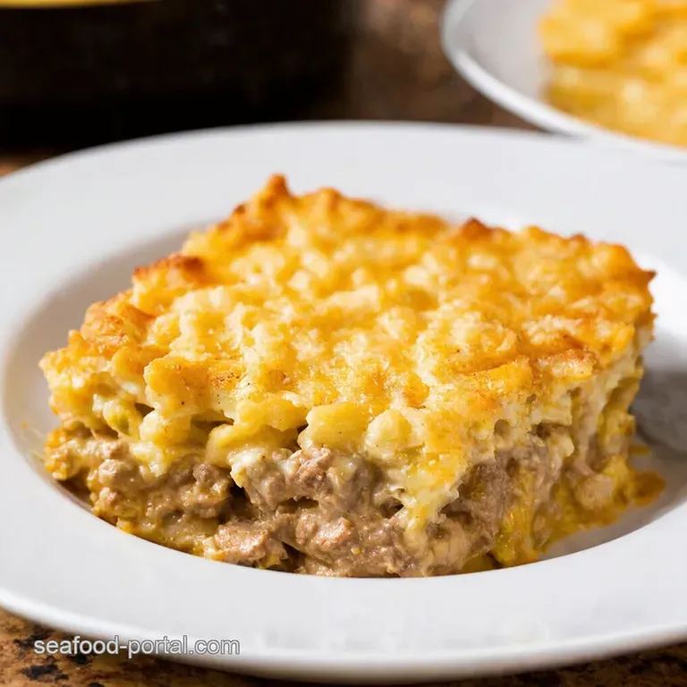Best Tuna Casserole Creamy Cheesy Comforting presentation