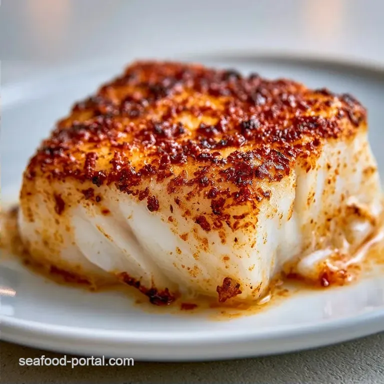 Blackened Grilled Cod Fillet in 15 Minutes