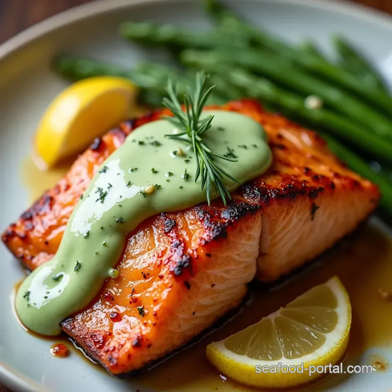 Blackened Salmon with Dill Sauce Quick 30Min Dinner
