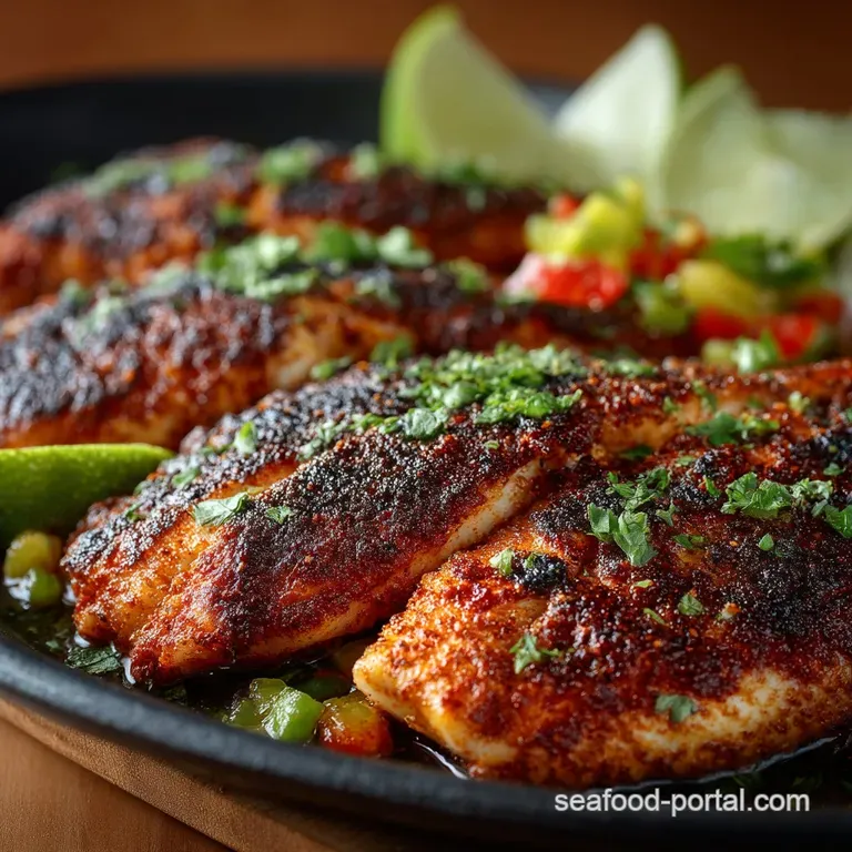 Smokehouse Sensation Perfectly Blackened Tilapia in Under 20 Minutes presentation