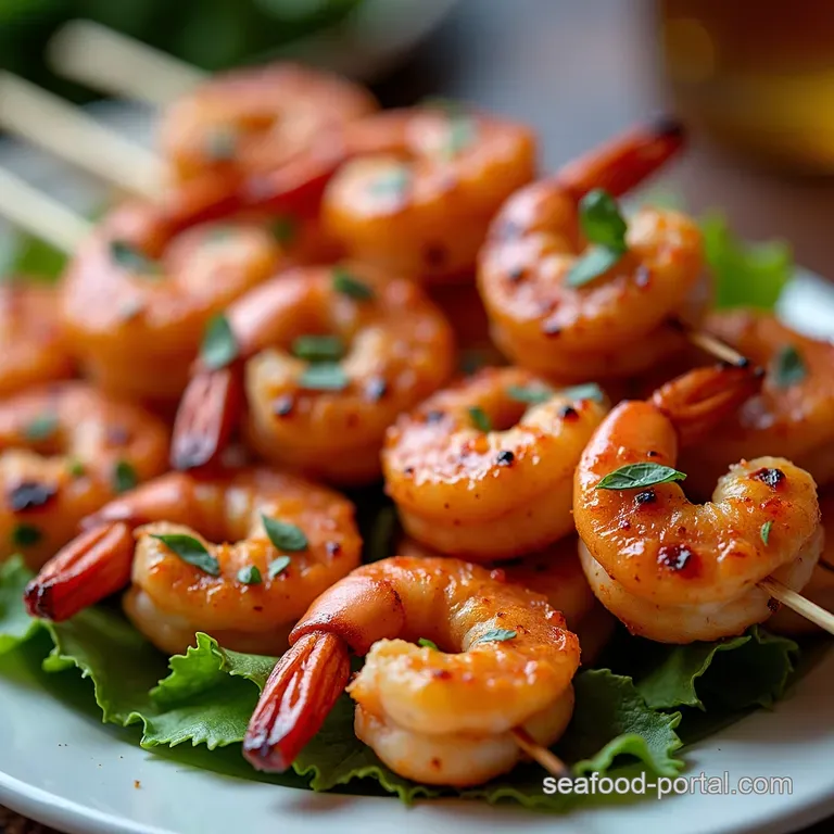 Blazing BBQ Shrimp Skewers Fast Fiery