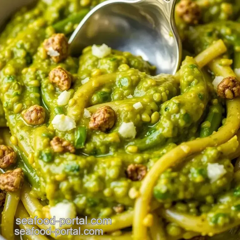 Fennel Pesto Recipe presentation