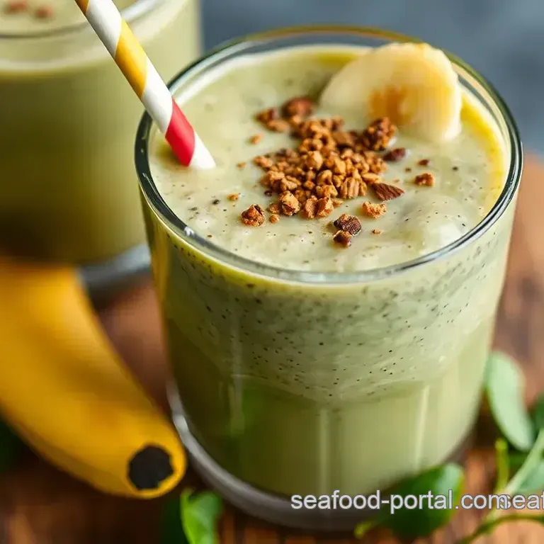 Blended Sea Moss Smoothie Delight