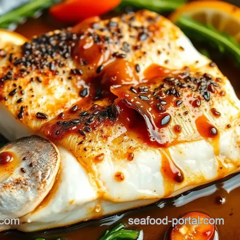 Miso-Glazed Sea Bass